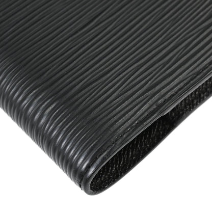 Louis Vuitton Black Epi Agenda PM Notebook Cover R20092 Small Good