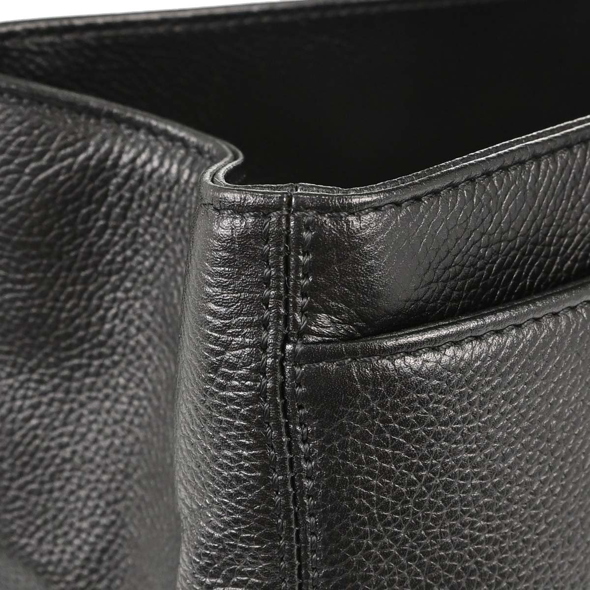 Chanel 2009-2010 Black Calfskin Executive Cerf 2way Shoulder Tote Bag