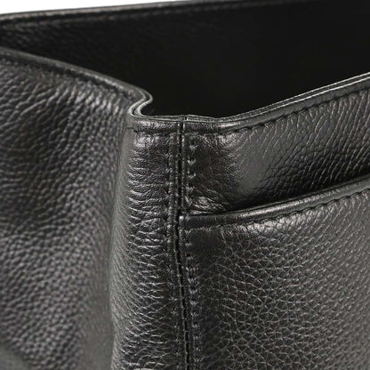 Chanel 2009-2010 Black Calfskin Executive Cerf 2way Shoulder Tote Bag