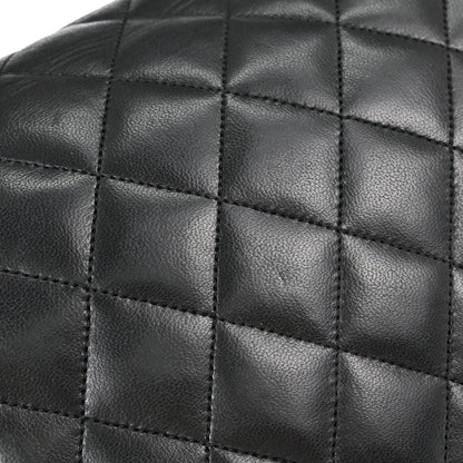 Chanel 1986-1988 Black Lambskin Shoulder Bag