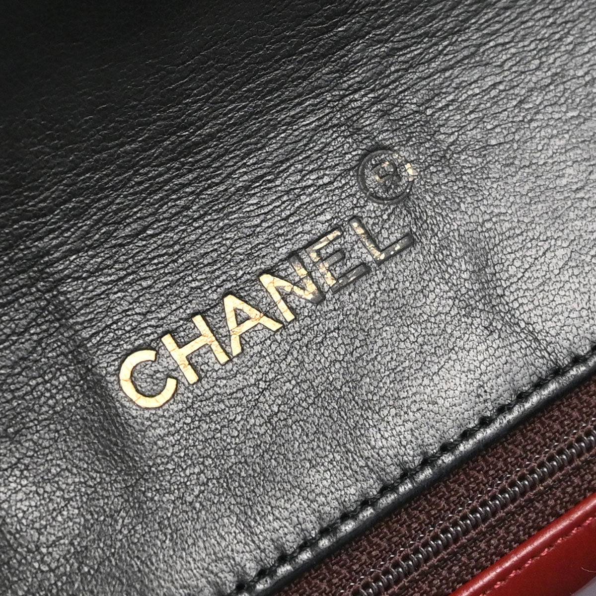 Chanel 1986-1988 Black Lambskin Shoulder Bag