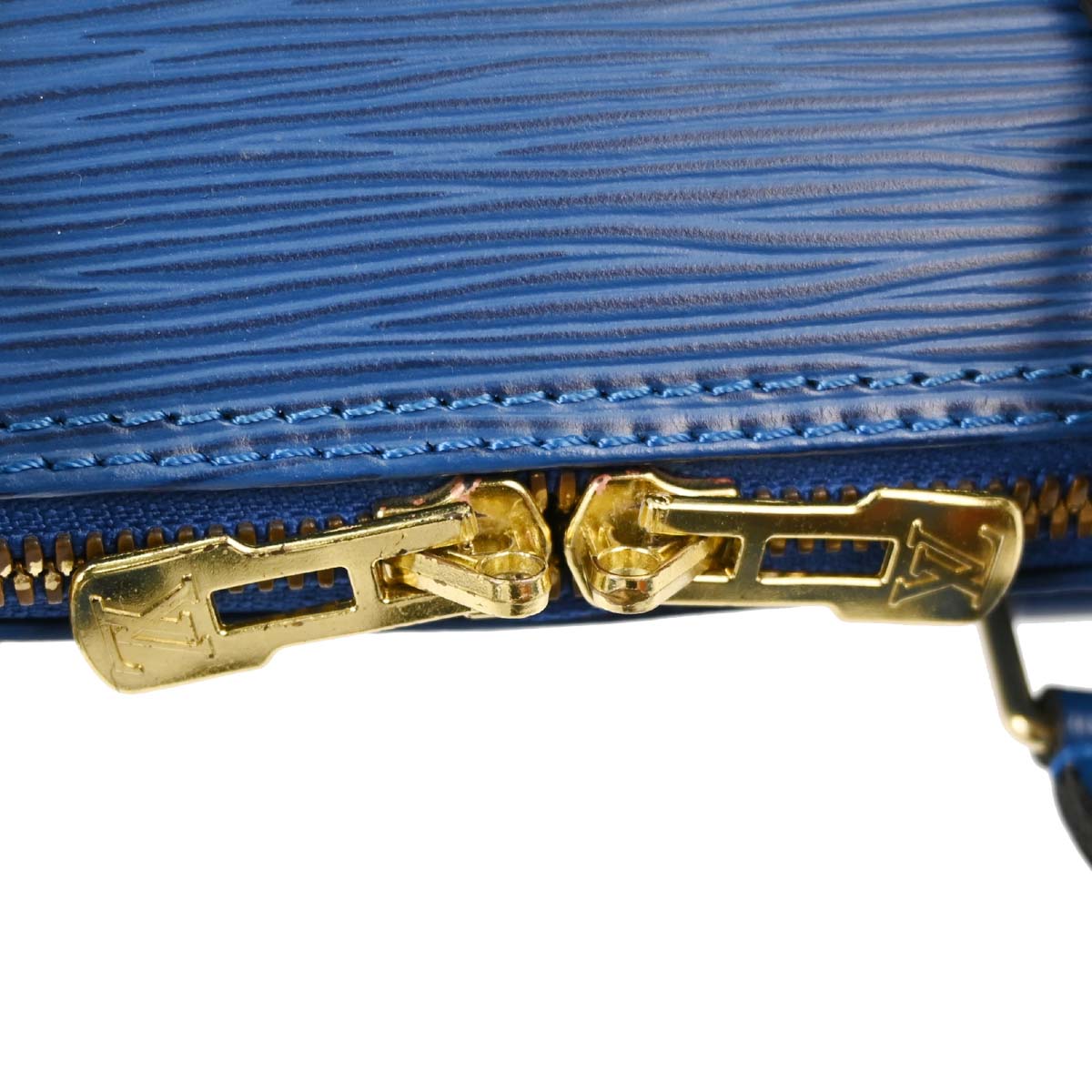 Louis Vuitton Blue Epi Alma Handbag M52145