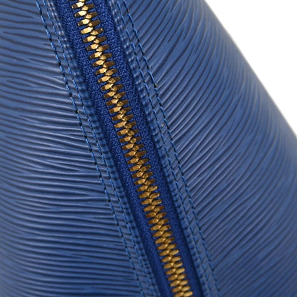 Louis Vuitton Blue Epi Alma Handbag M52145