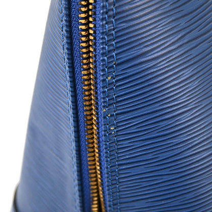 Louis Vuitton Blue Epi Alma Handbag M52145