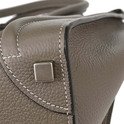 Celine Brown Luggage Micro Tote Handbag