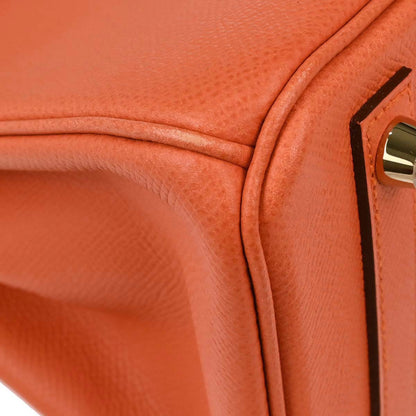 Hermes Mango Epsom Birkin 25 Handbag