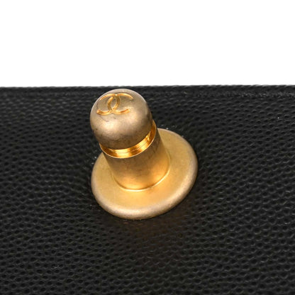 Boy Chanel Black Caviar Skin Small Chain Shoulder Bag