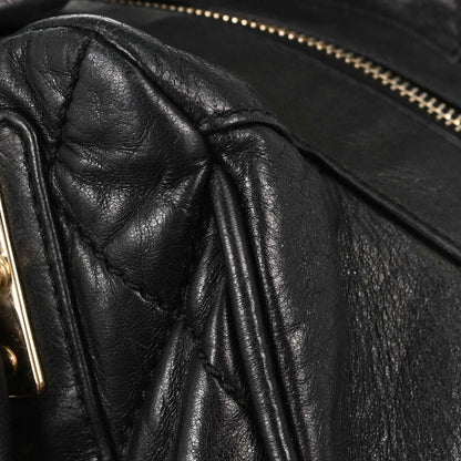 Chanel Black Lambskin Lady Braid Handbag