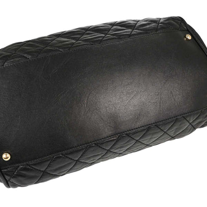 Chanel Black Lambskin Lady Braid Handbag