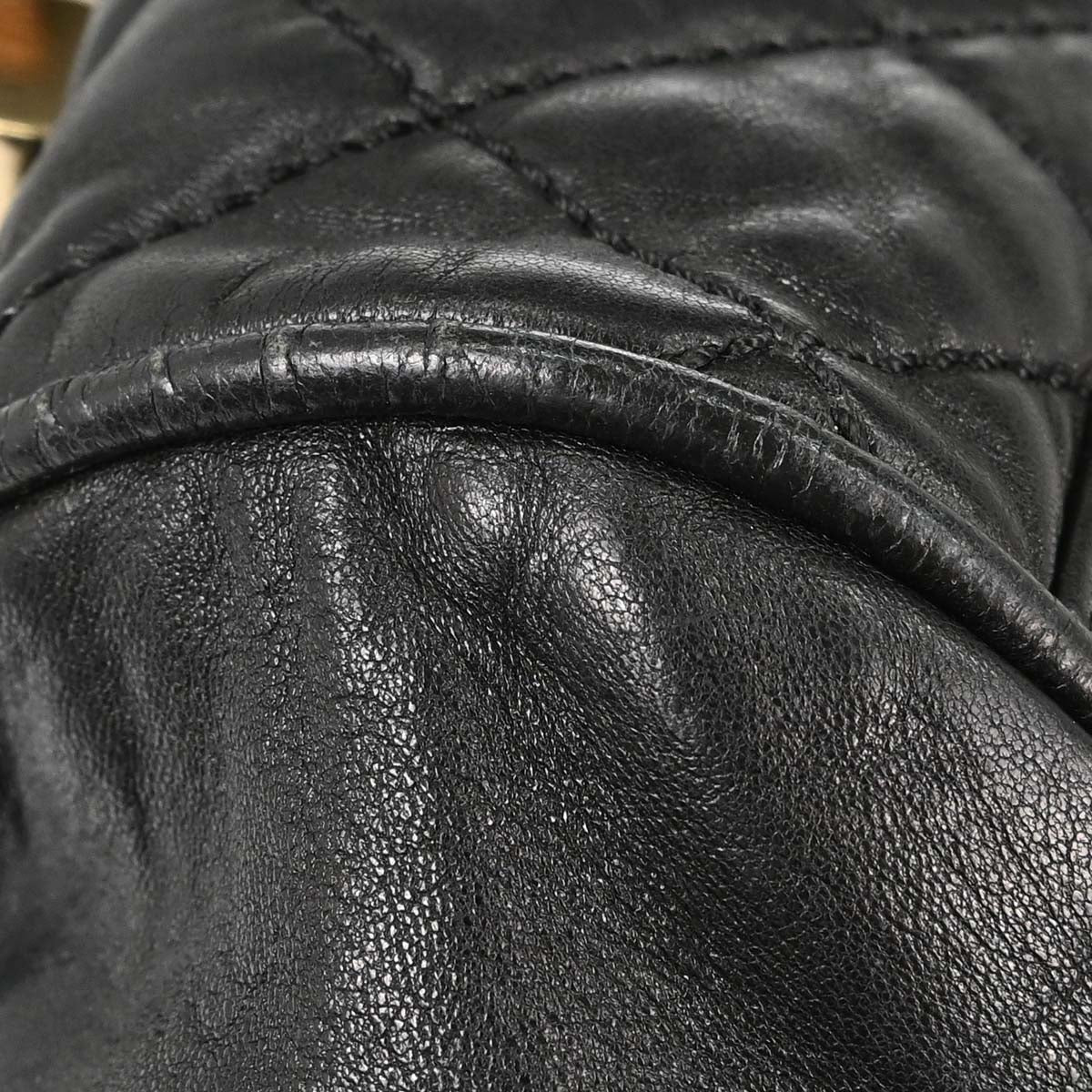 Chanel Black Lambskin Lady Braid Handbag