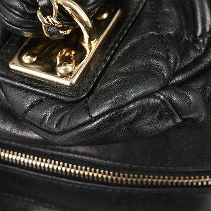 Chanel Black Lambskin Lady Braid Handbag