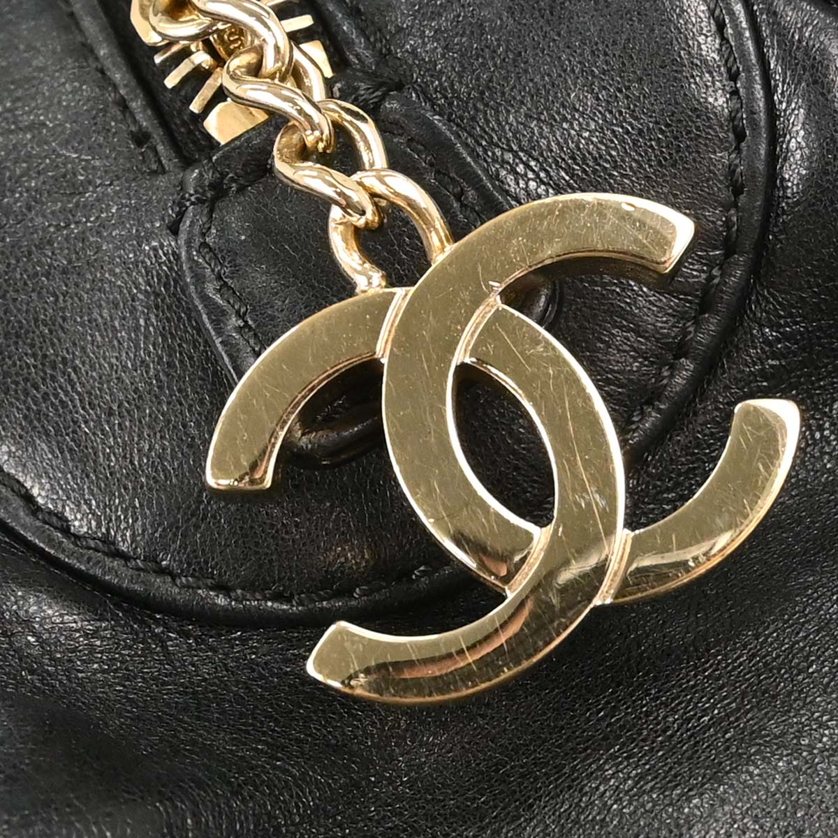 Chanel Black Lambskin Lady Braid Handbag