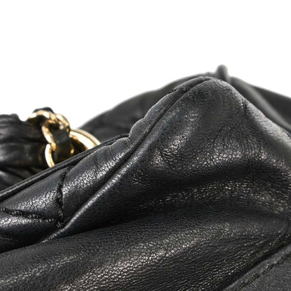 Chanel Black Lambskin Lady Braid Handbag
