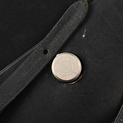 Hermes Black Toile Officier Herbag a Dos 2 in 1 Backpack