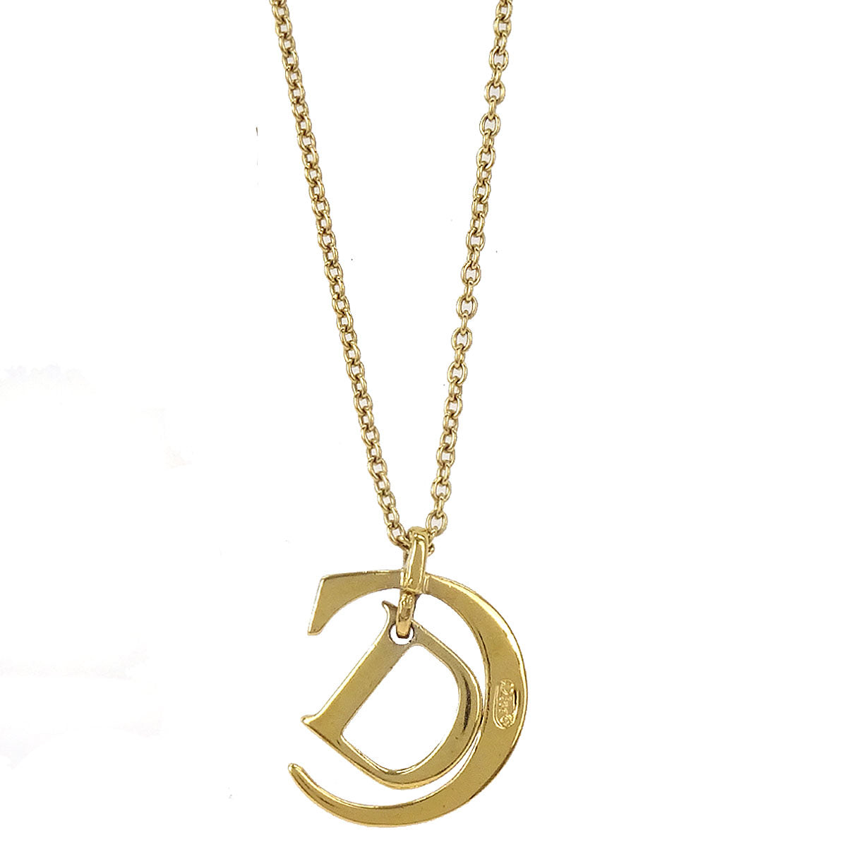 Christian Dior Necklace Pendant Gold