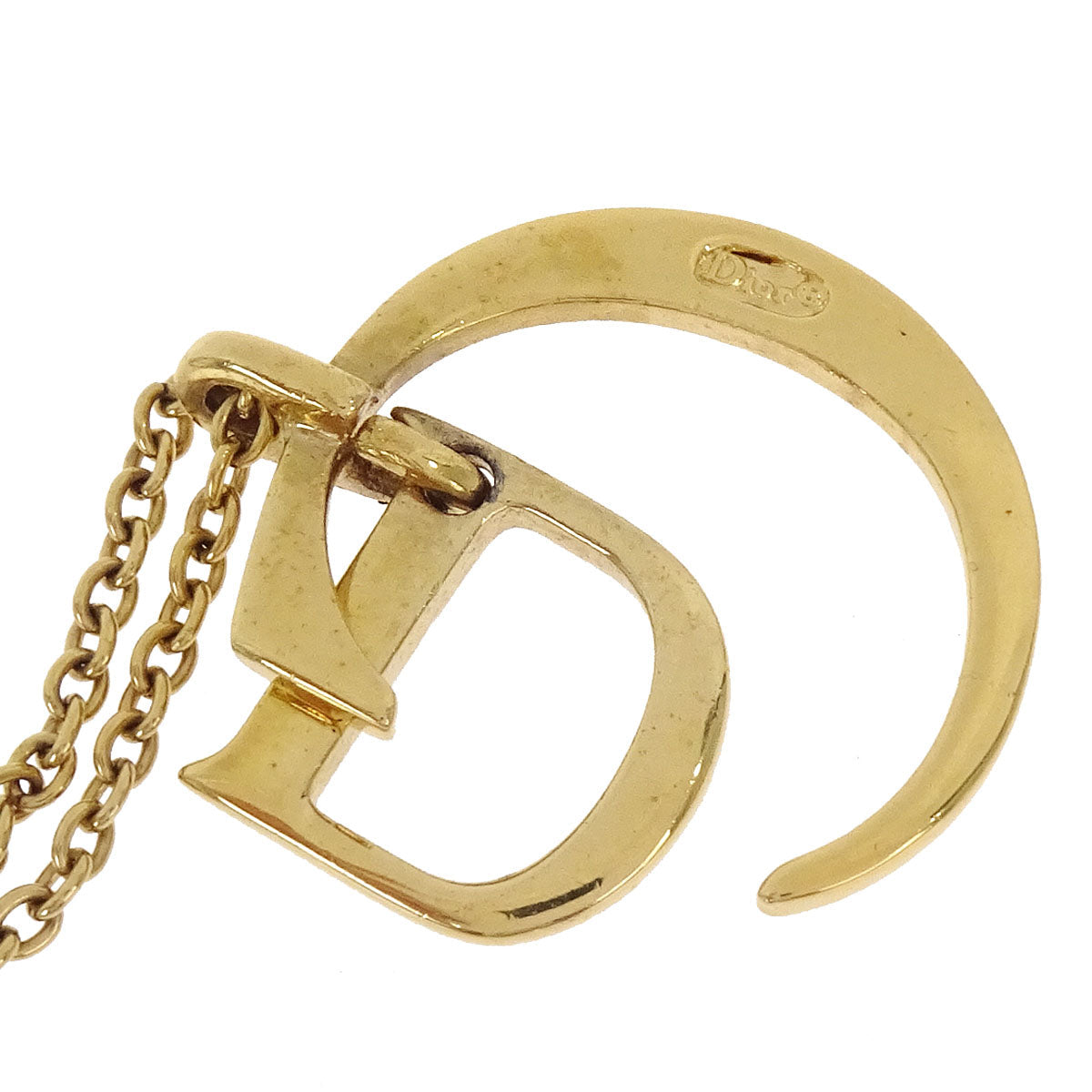 Christian Dior Necklace Pendant Gold