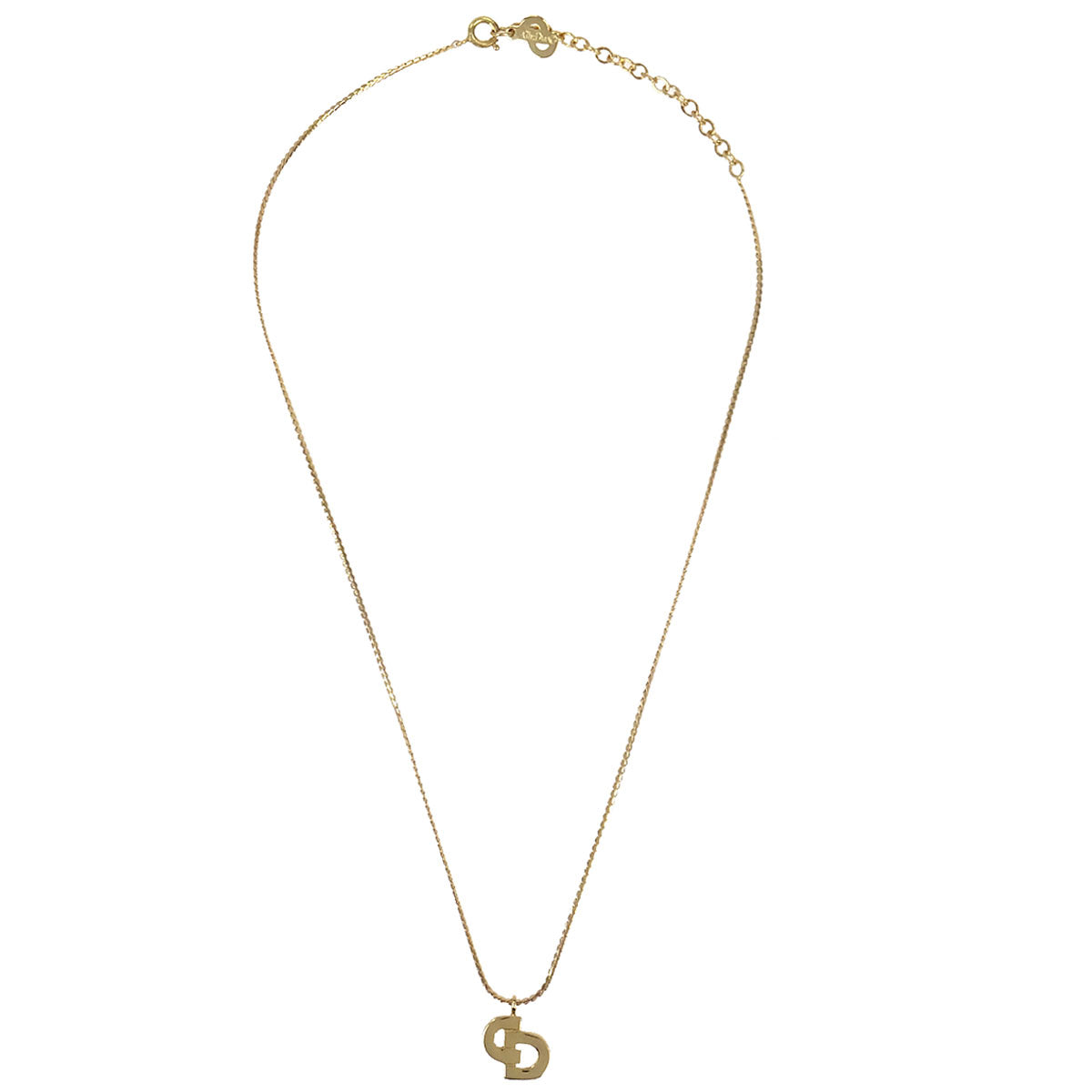 Christian Dior Necklace Pendant Gold