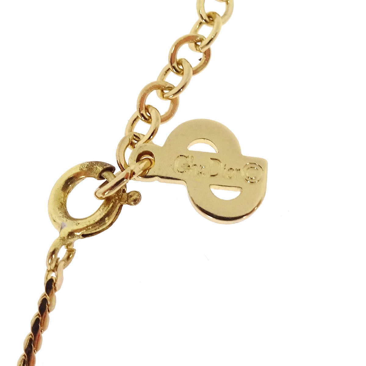 Christian Dior Necklace Pendant Gold