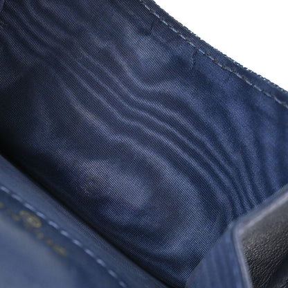 Chanel Indigo Denim Bifold Wallet Purse
