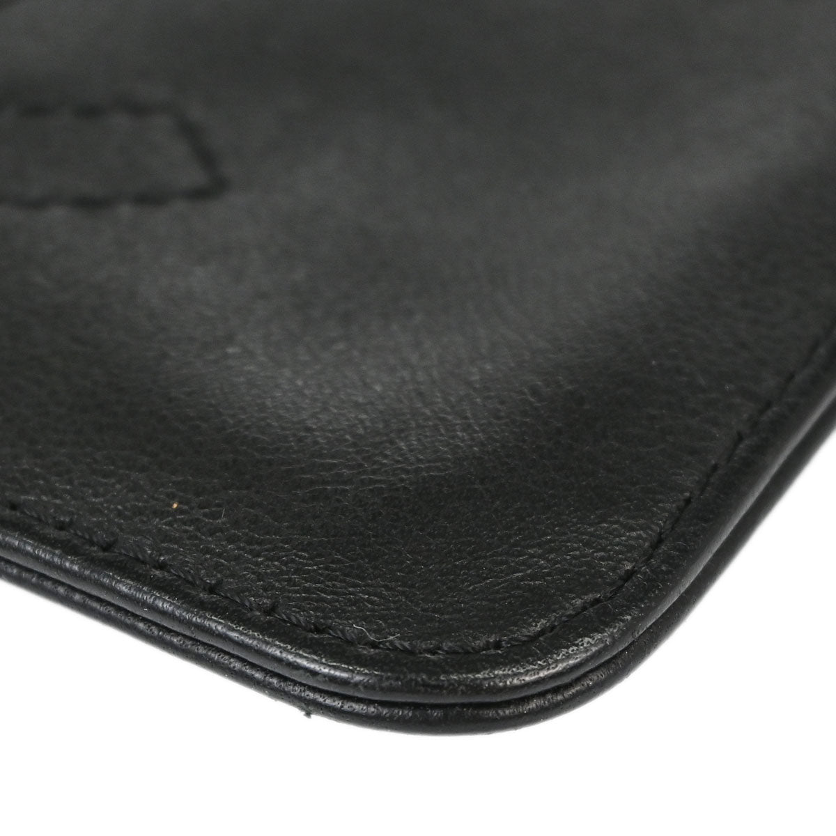 Chanel Black Lambskin Coin Purse Wallet