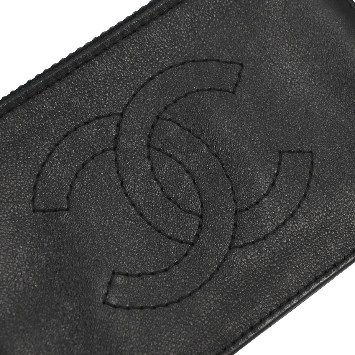Chanel Black Lambskin Coin Purse Wallet