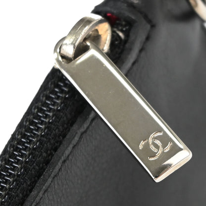 Chanel Black Lambskin Coin Purse Wallet