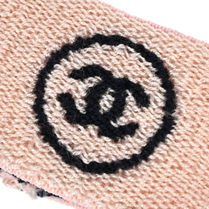 Chanel Light Pink Headband and Wristband Set Accessories
