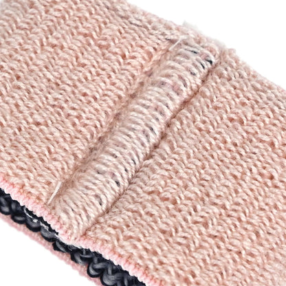 Chanel Light Pink Headband and Wristband Set Accessories