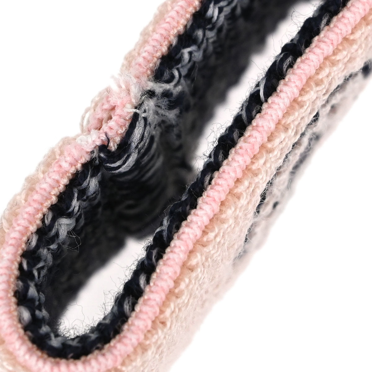 Chanel Light Pink Headband and Wristband Set Accessories