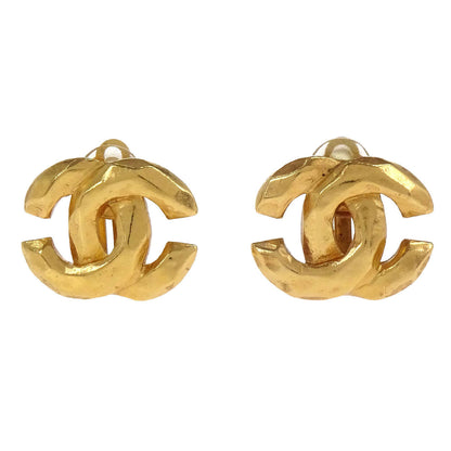 Chanel CC Clip-On Earrings Gold 99P