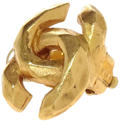 Chanel CC Clip-On Earrings Gold 99P