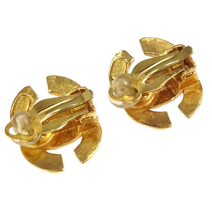 Chanel CC Clip-On Earrings Gold 99P