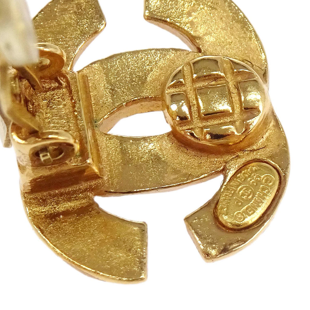 Chanel CC Clip-On Earrings Gold 99P