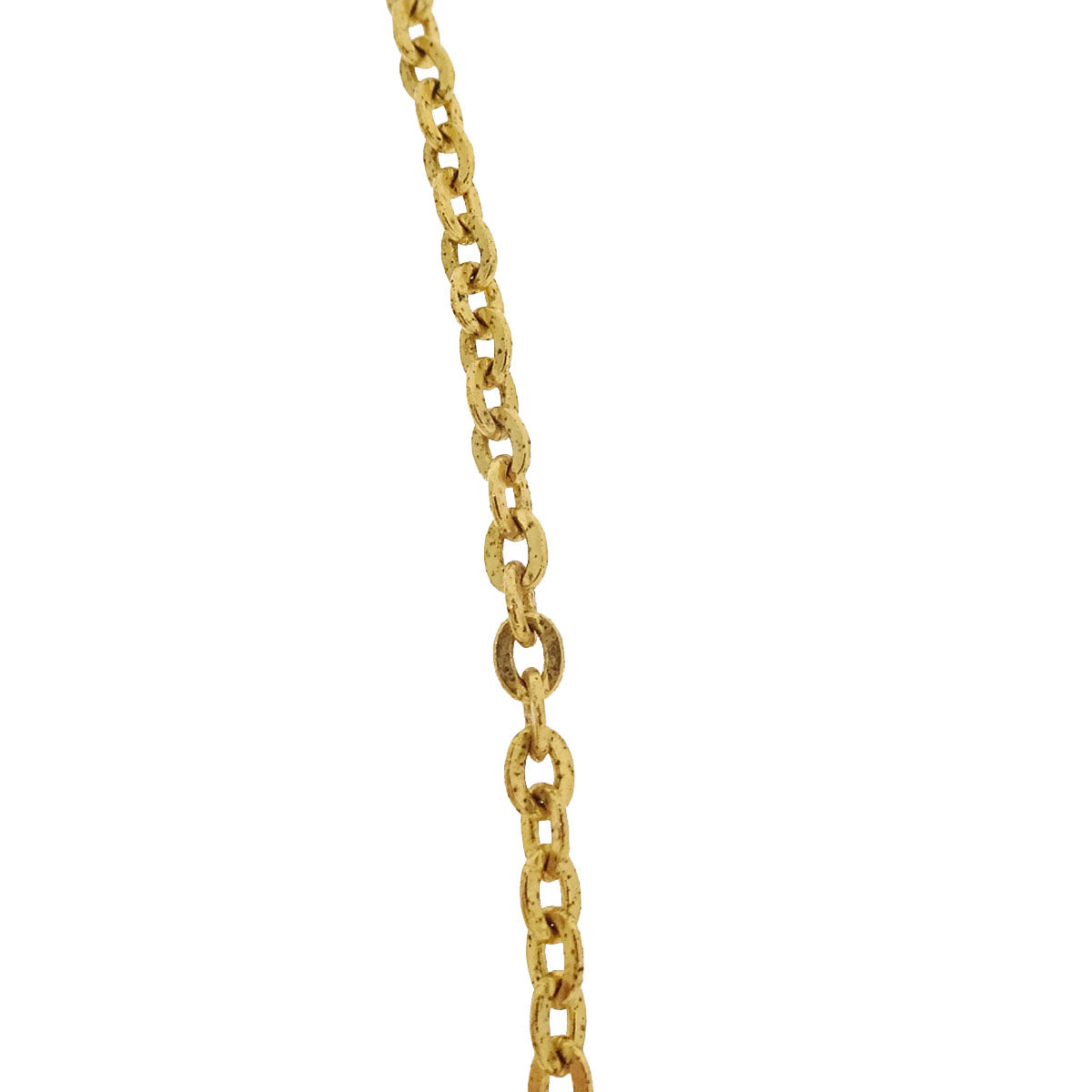 Chanel Gold CC Pendant Necklace 1982/376