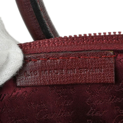Must de Cartier Burgundy Leather Handbag