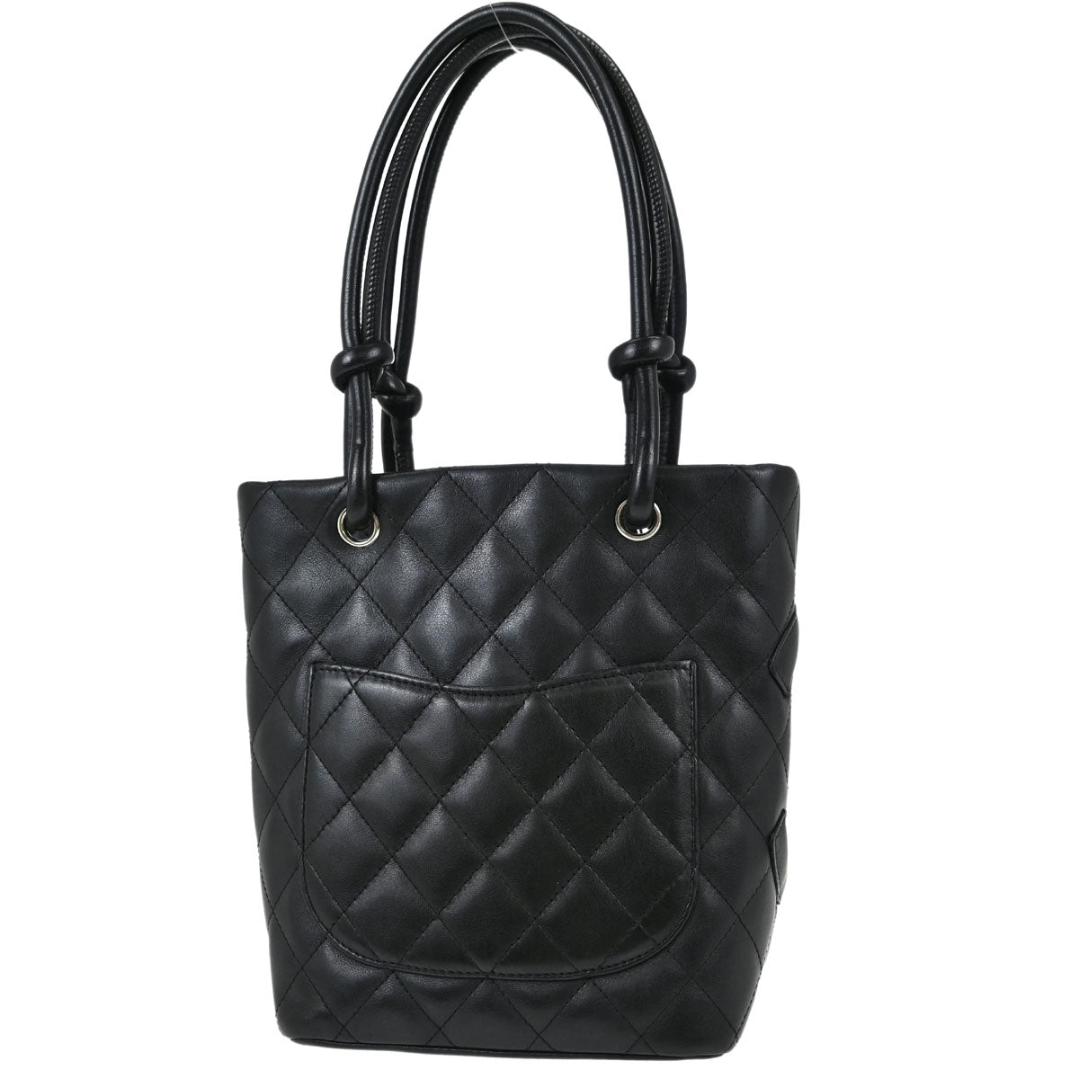 Chanel Black Calfskin Cambon Ligne Tote Handbag