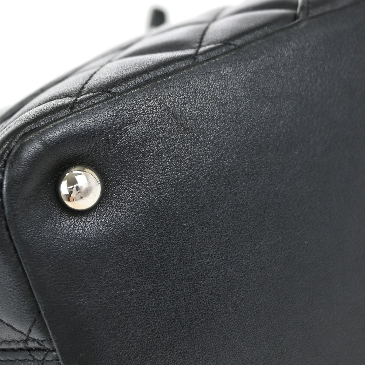 Chanel Black Calfskin Cambon Ligne Tote Handbag