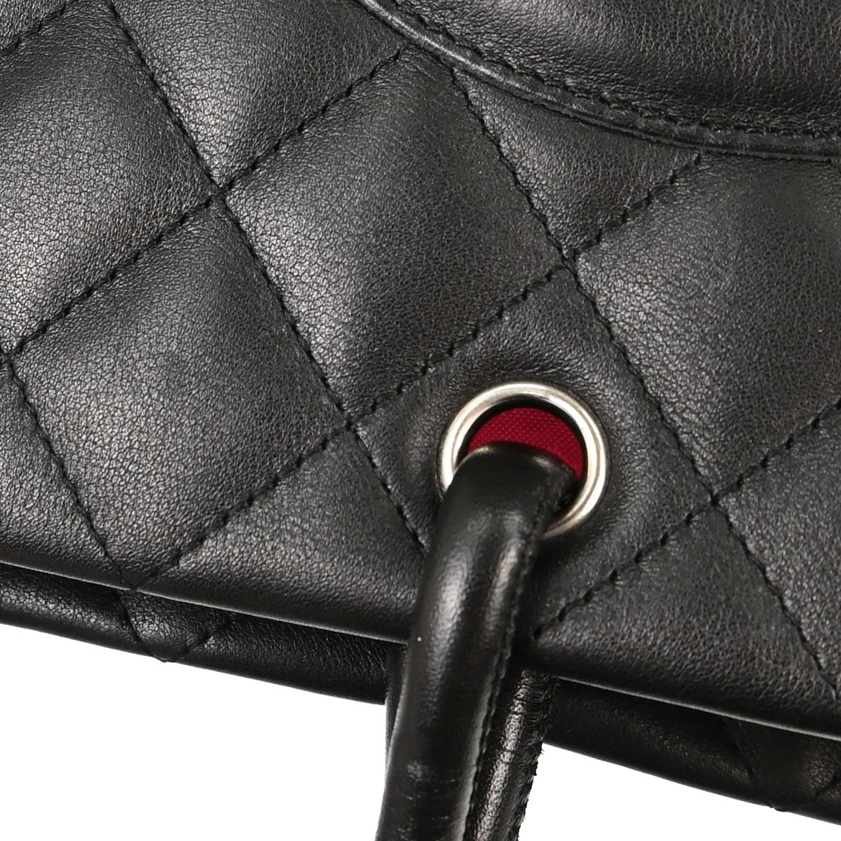 Chanel 2003-2004 Black Calfskin Cambon Ligne Tote Handbag