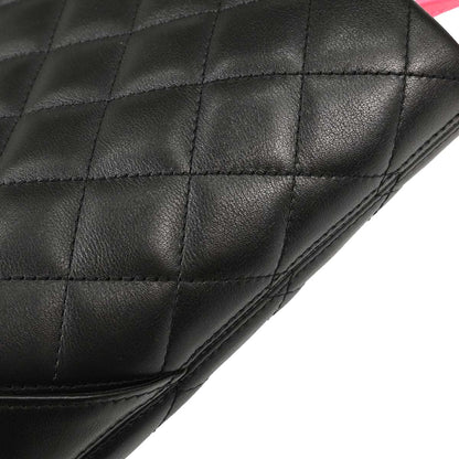 Chanel 2003-2004 Black Calfskin Cambon Ligne Tote Handbag