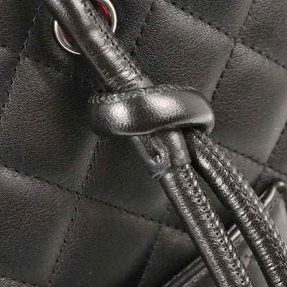 Chanel 2003-2004 Black Calfskin Cambon Ligne Tote Handbag