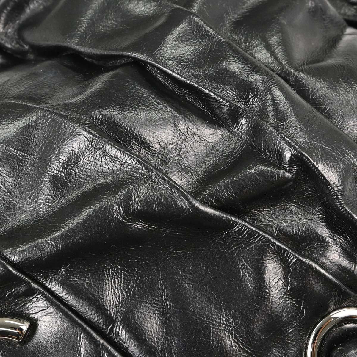 Chanel Black Calfskin Twisted Tote Handbag
