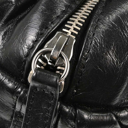 Chanel Black Calfskin Twisted Tote Handbag