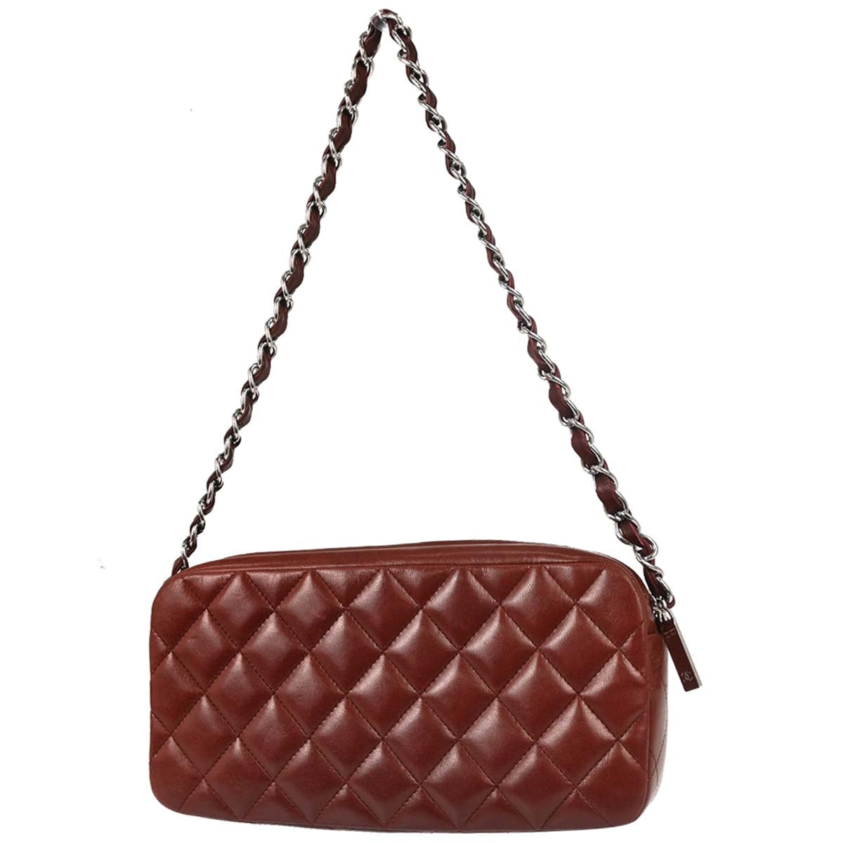 Chanel Brown Lambskin Handbag
