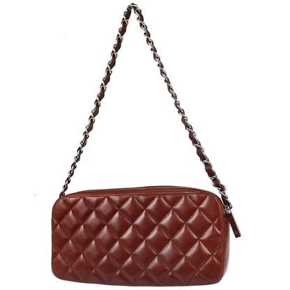Chanel Brown Lambskin Handbag