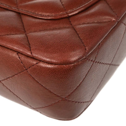 Chanel Brown Lambskin Handbag
