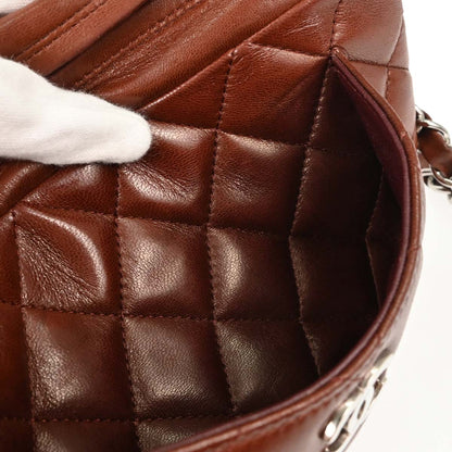 Chanel Brown Lambskin Handbag