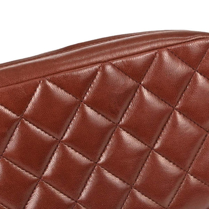 Chanel Brown Lambskin Handbag