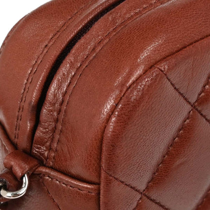 Chanel Brown Lambskin Handbag
