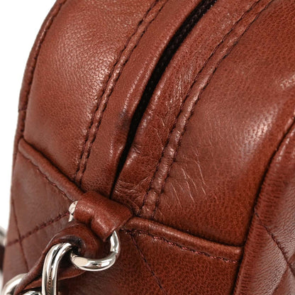 Chanel Brown Lambskin Handbag