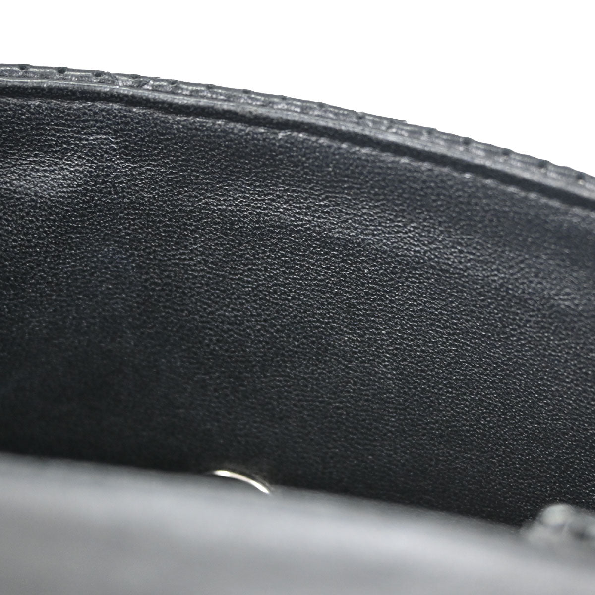 Chanel Black Lambskin Mini Classic Square Flap Shoulder Bag 17